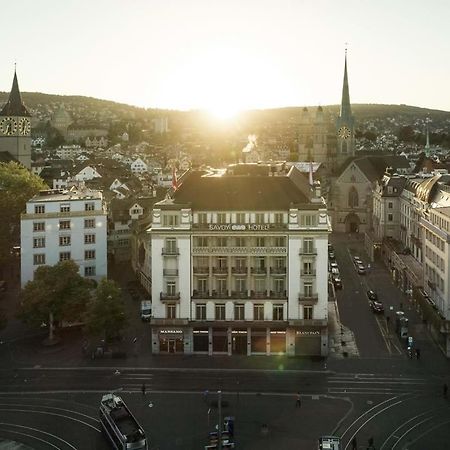 Savoy Baur En Ville Zürich Exterior foto