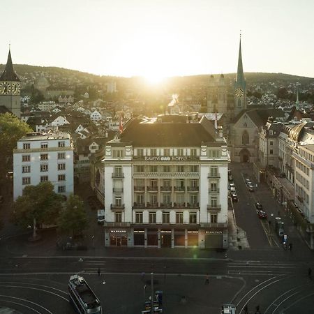 Savoy Baur En Ville Zürich Exterior foto