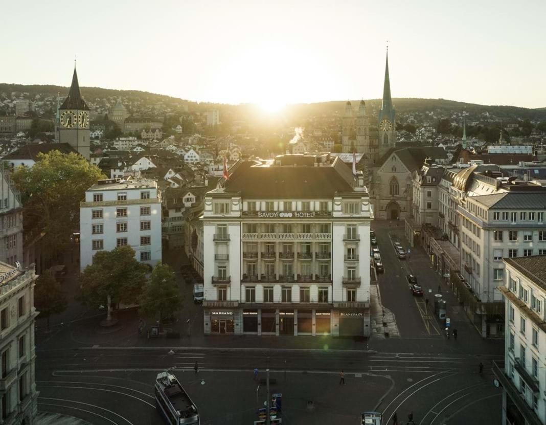 Savoy Baur En Ville Zürich Exterior foto