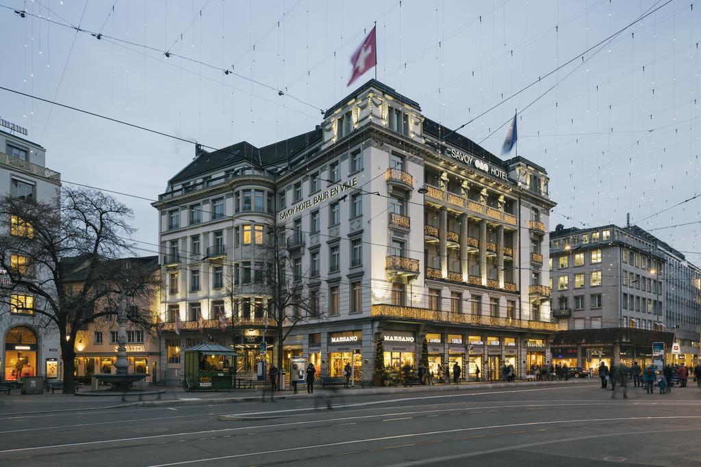 Savoy Baur En Ville Zürich Exterior foto