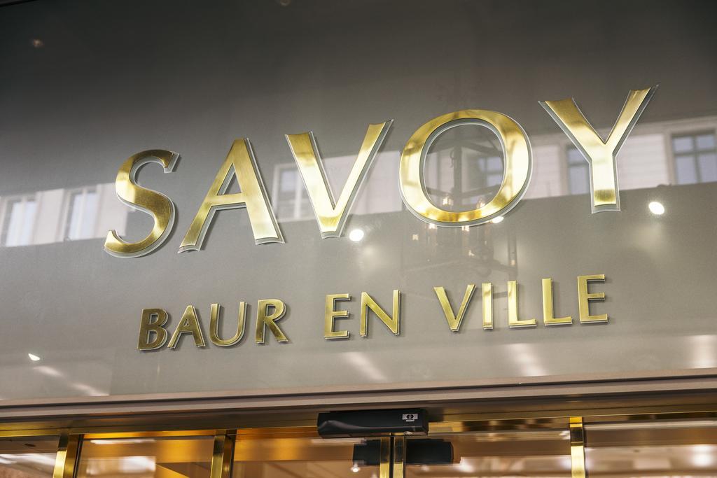 Savoy Baur En Ville Zürich Exterior foto